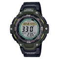 Casio Men Outdoor Digital Compass Watch with Green Dial - SGW-100-3A