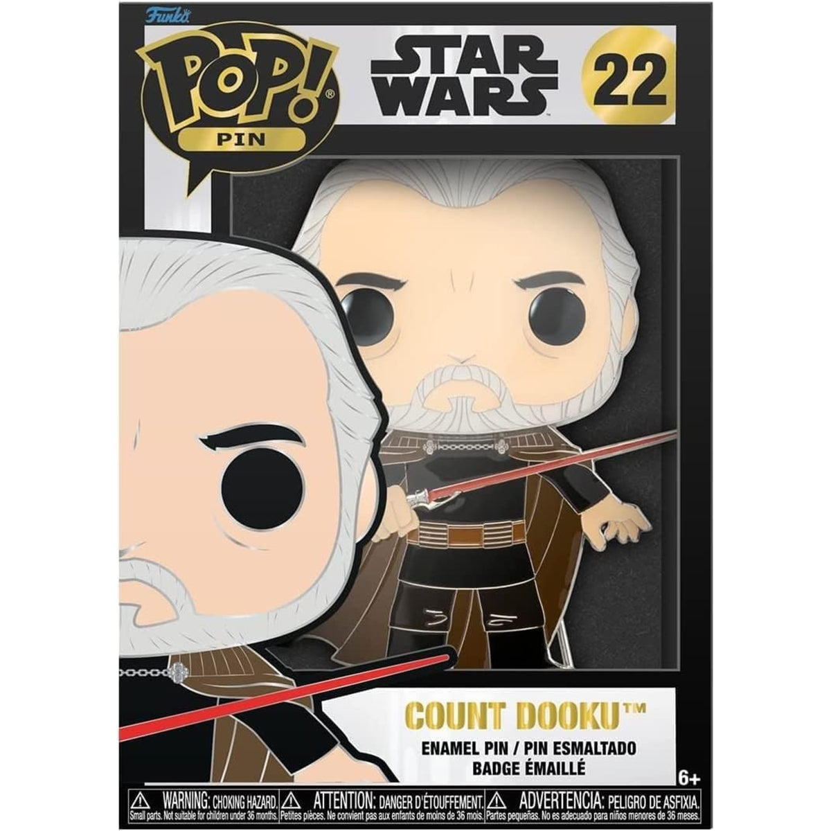 Funko Pop! Pin Star Wars - Count Dooku Enamel Pin #22