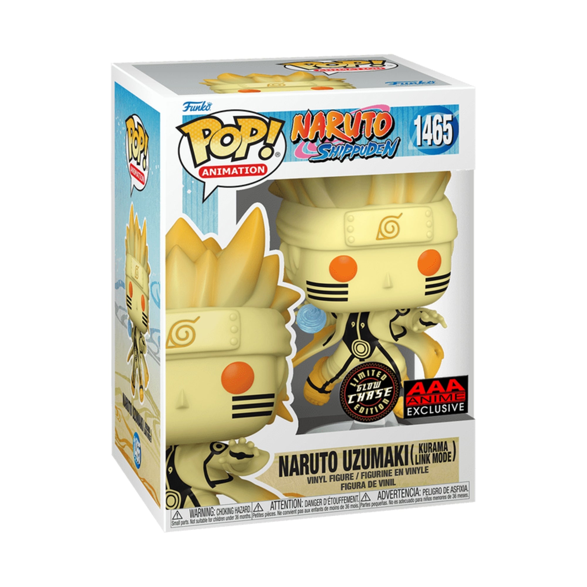 Funko Pop! Naruto: Shippuden - Naruto Uzumaki Chase Vinyl Figure #1465