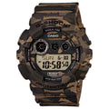 Casio Men G-Shock Digital Watch with Camouflage Dial and Band - GD-120CM-5CR
