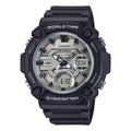 Casio Men Analog Digital World Time Watch with Silver Dial - AEQ-120W-7AVCF