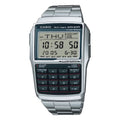 Casio Men Digital Data Bank Calculator Watch with Silver Dial - DBC-32D-1A