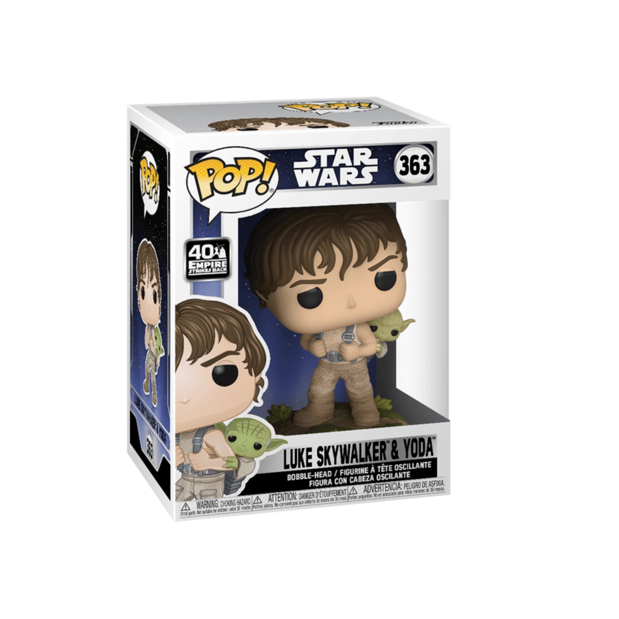 Funko Pop! Star Wars - Luke Skywalker with Yoda Vinyl Figure #363