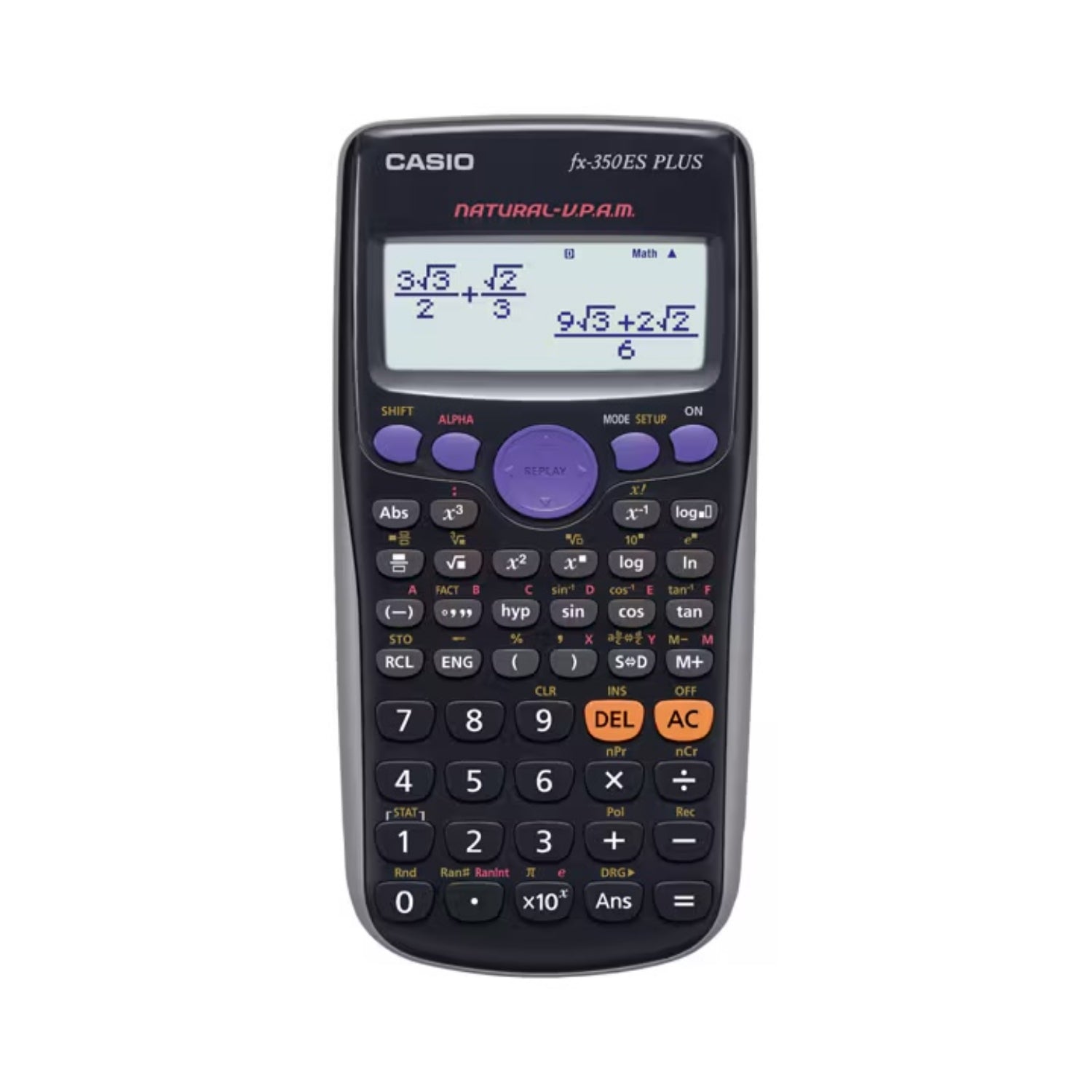 Casio Scientific Calculator Natural Textbook Display 252 Functions - FX-350ES PLUS