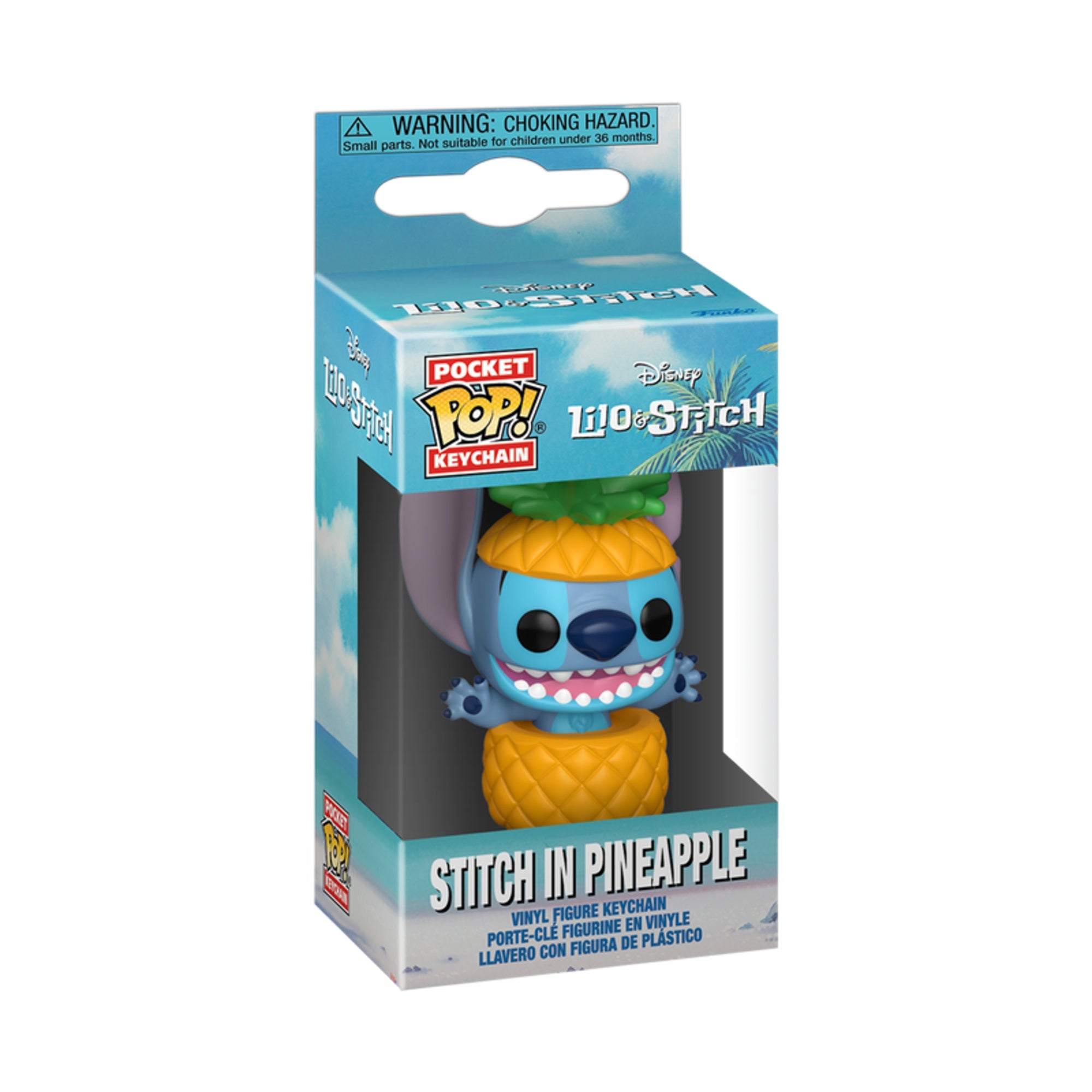Funko Pocket Pop! Lilo & Stitch - Stitch in Pineapple Vinyl Keychain
