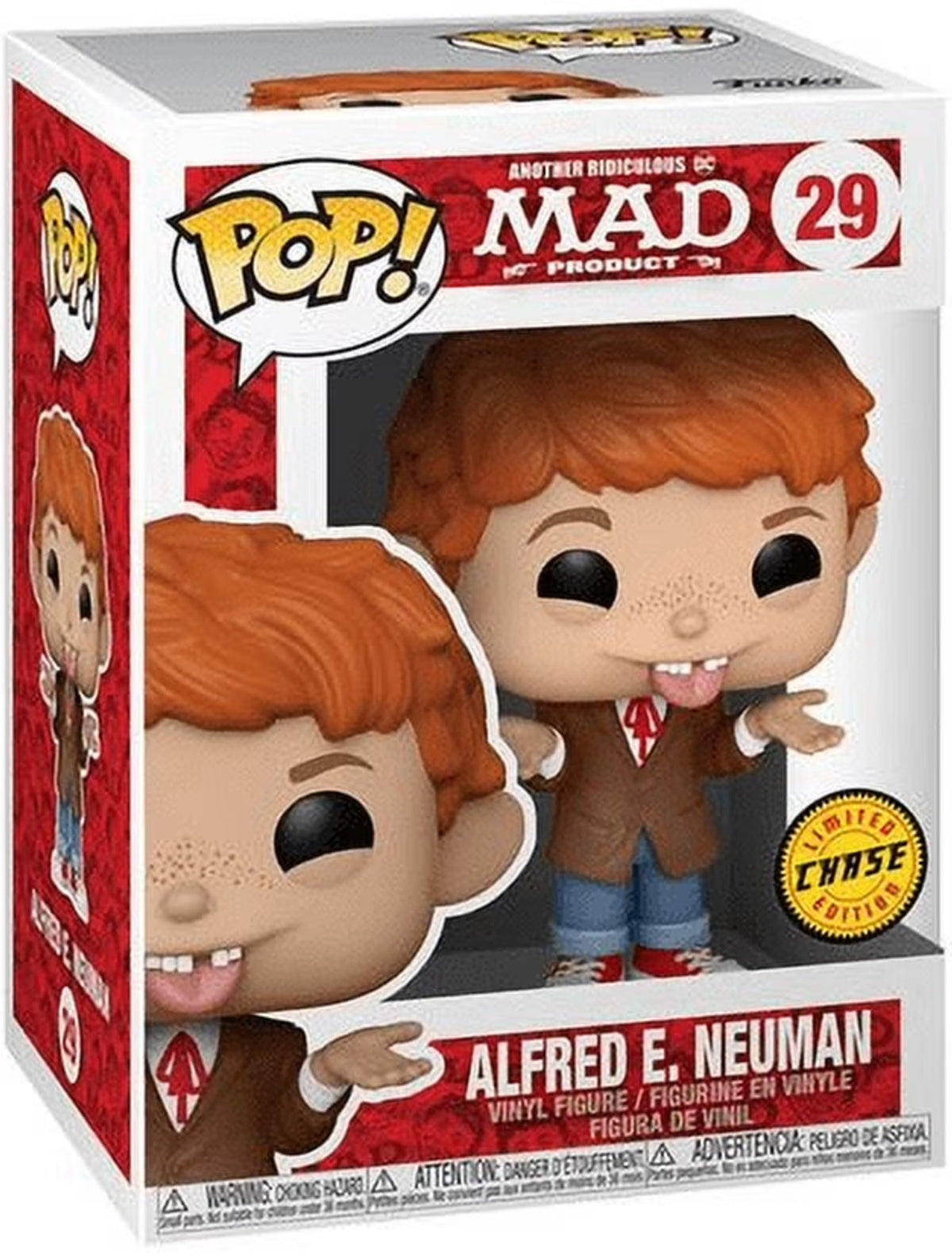 Funko Pop! MAD - Alfred E. Neuman Chase Vinyl Figure #29