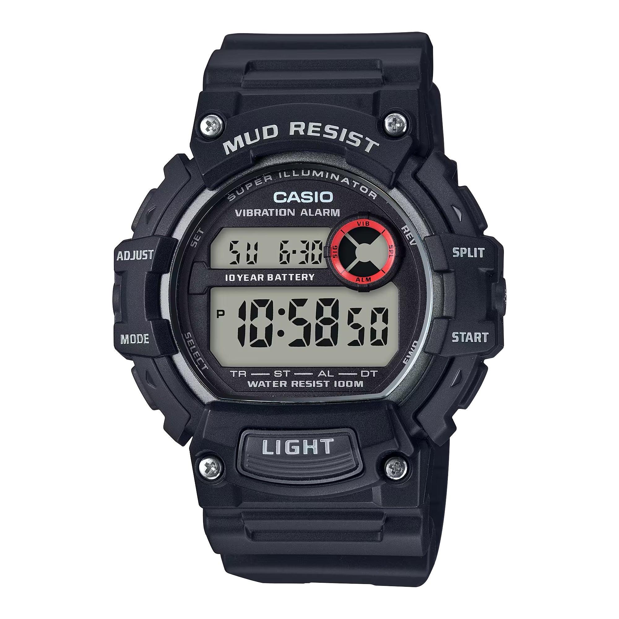 Casio Men Tactical Digital Sport Watch with Black Dial - TRT-110H-1AV