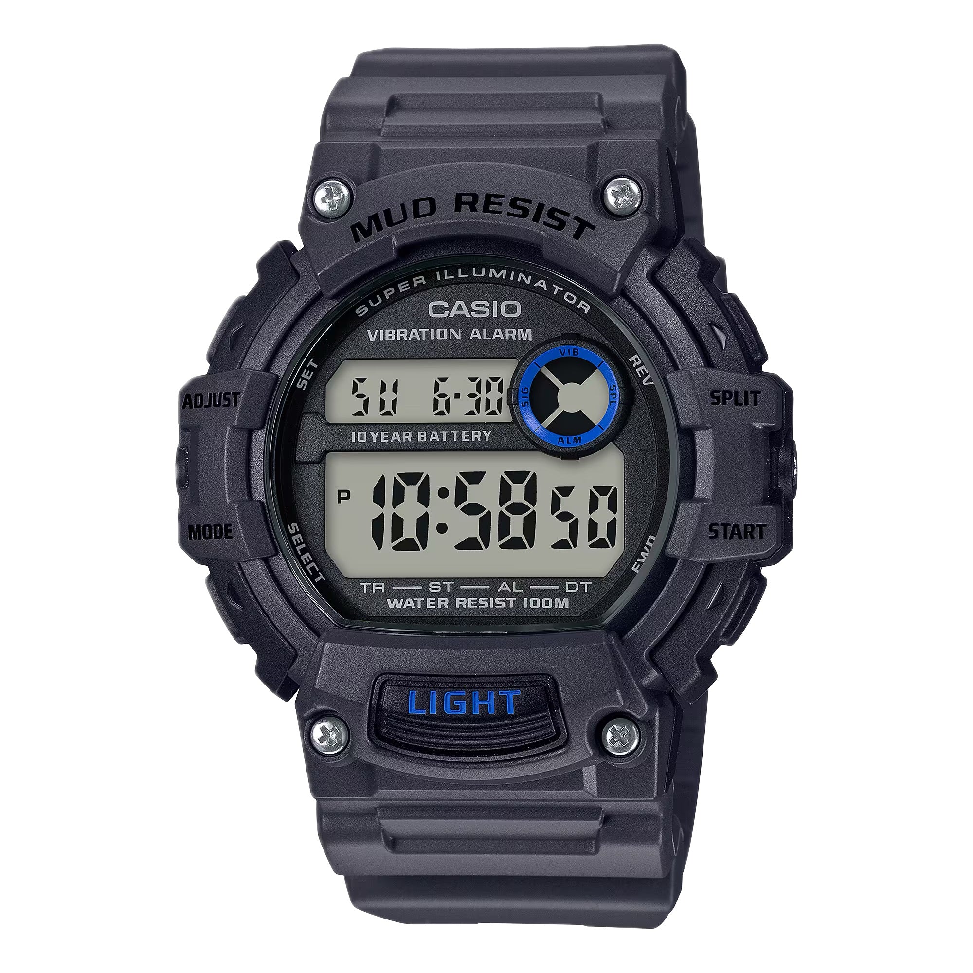 Casio Men Tactical Digital Sport Watch with Gray Dial - TRT-110H-8AV