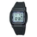 Casio Men Illuminator Digital Watch with Black Dial - W-201-1AV