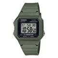 Casio Men Classic Digital Watch with Green Strap - W-217H-3AVCF