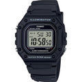 Casio Men Water-Resistant Digital Watch with Black Band - W-218H-1AVCF