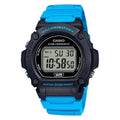 Casio Men Classic Black and Blue Digital Watch - W-219H-2A2VCF