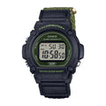 Casio Men Classic Digital Watch with Green Band- W-219HB-3AVCF