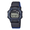 Casio Men Digital Illuminator Watch with Black and Blue Strap - W-220HF-2AVCF
