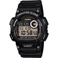 Casio Men Shock-Resistant Digital Sport Watch with Black Dial - W-735H-1AV
