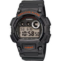 Casio Men Shock-Resistant Digital Sport Watch with Gray Band- W-735H-8AV