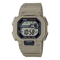 Casio Men Shock-Resistant Digital Sport Watch with Beige Band - W-737HX-5AVCF