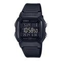 Casio Men Water-Resistant Digital Watch with Black Dial - W-800H-1BV