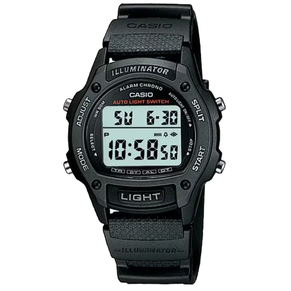 Casio Men Classic Digital Watch with Black Band - W-93H-1AV