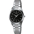 Casio Women Black Dial Stainless Steel Watch - LTP-1274D-1A